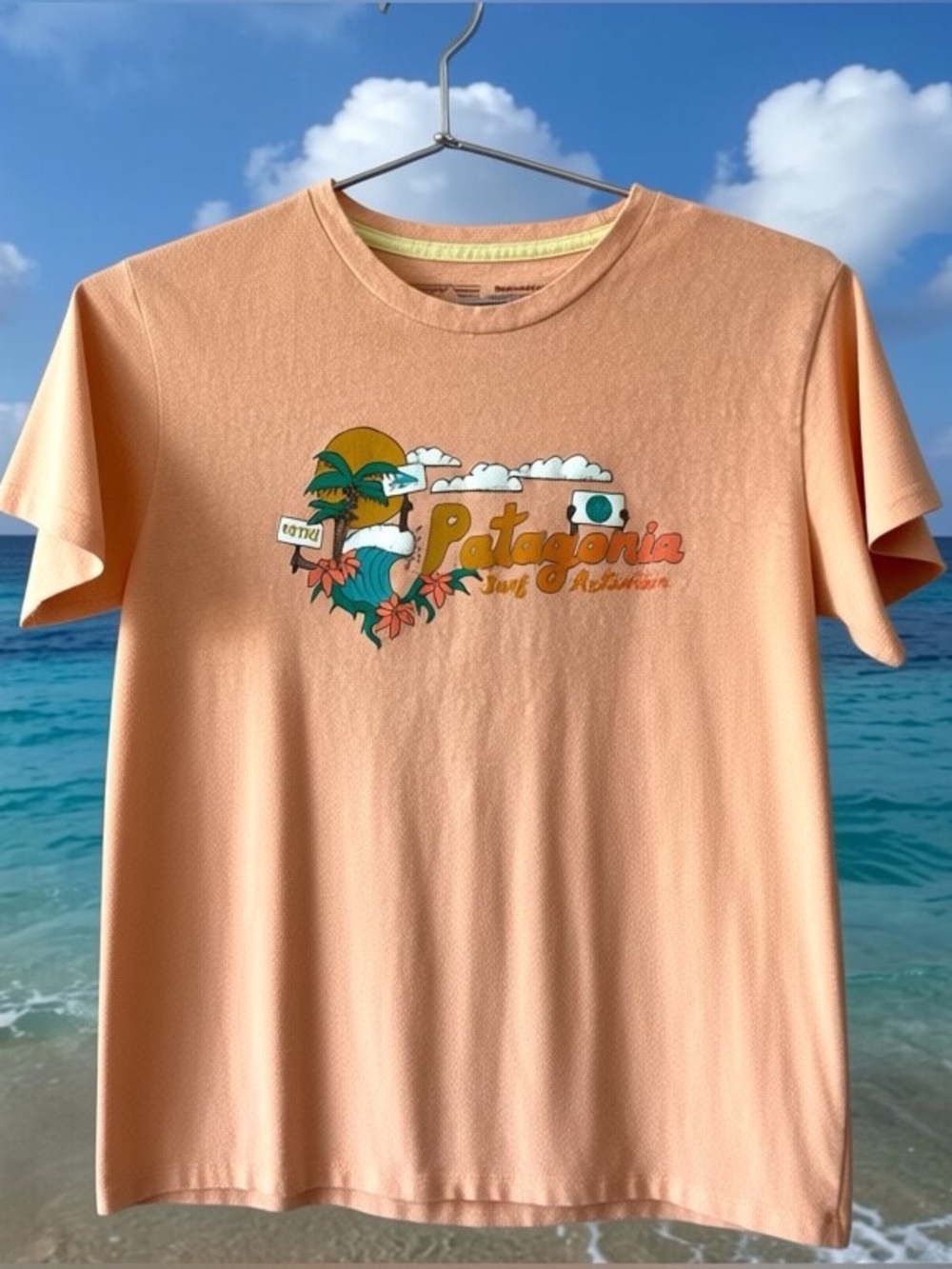 Patagonia Palm Protest Responsibili-Tee | Cowry Peach | Size M